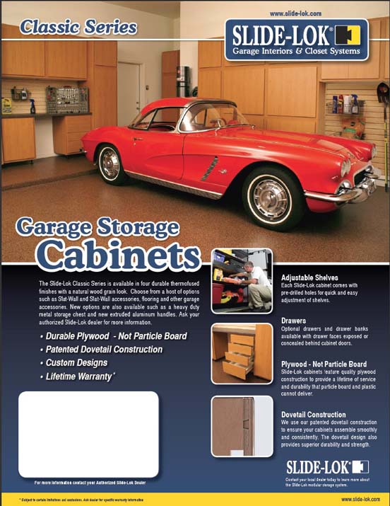 Classic Garage cabinets - Downloadable PDF file brochure